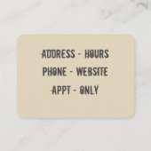 Ziektecyclus Visitekaartje (Achterkant)