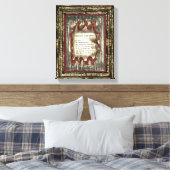 Ziekten van de soep canvas afdruk (Insitu (Slaapkamer))