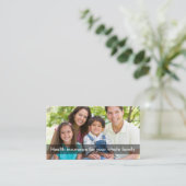 Ziekteverzekering multi-line reep visitekaartje (Staand voorkant)