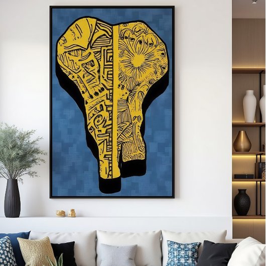 Ziel van Afrika Canvas Afdruk