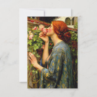 Ziel van de Roos John William Waterhouse Bedankkaart