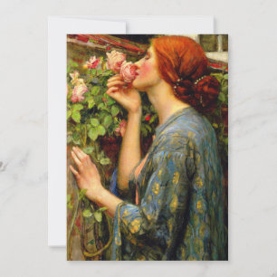 Ziel van de Roos John William Waterhouse Feestdagenkaart