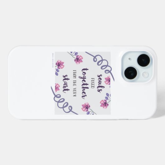 Zielen versmolten van bij het begin Case-Mate iPhone case (Achterkant (horizontaal))