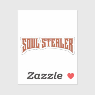 Zielendief Funny Rodekop Heavy Metal Typografie Sticker