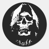 Zielenoogster: Angst Geïncarneerd Ronde Sticker (Voorkant)