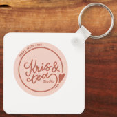 zielige band sleutelhanger (Achterkant)