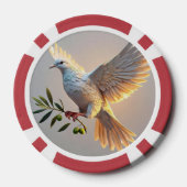 "Zielige vredesreflecties" Poker Chips (Achterkant)