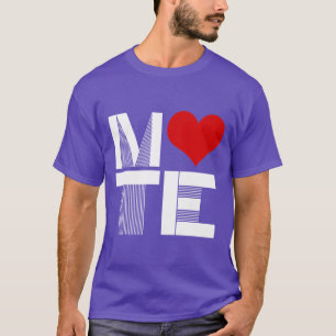 ZIELSVERWANT HART RECHTS - WIT -.png T-shirt