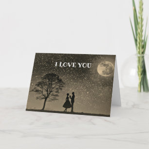 Zielsverwanten Ik hou van je Aanzoek romantisch un Kaart