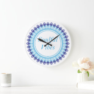 Zielvolle Vibes mandala Grote Klok