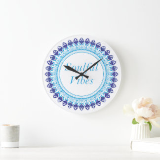 Zielvolle Vibes mandala Grote Klok