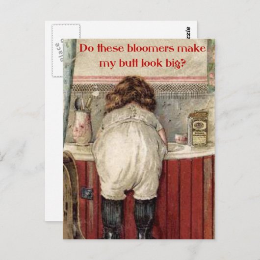 Zien deze bloemen dat mijn buik er groot uitziet? briefkaart (Voorkant / Achterkant)