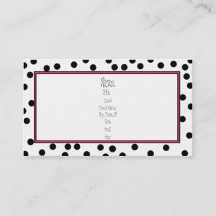 Ziende vlekken visitekaartje