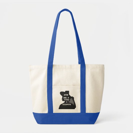 ZIET ER UIT ALS WITCH IN HALLOWEN TOTE BAG (Voorkant)