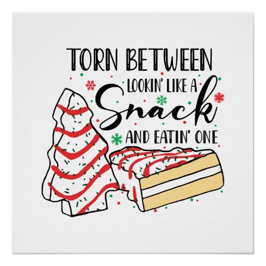 Ziet eruit als een snack perfect poster (Voorkant)