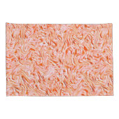 Ziet eruit als getextureerd van muur, zalmkleur kussensloop (Achterkant-Rechts)