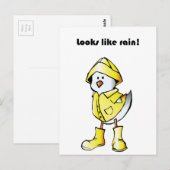 Ziet eruit als Rain Duck Chicken Schattigee Kinder Briefkaart (Voorkant / Achterkant)