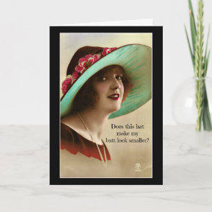 Ziet mijn Butt er kleiner uit, Bedankkaart