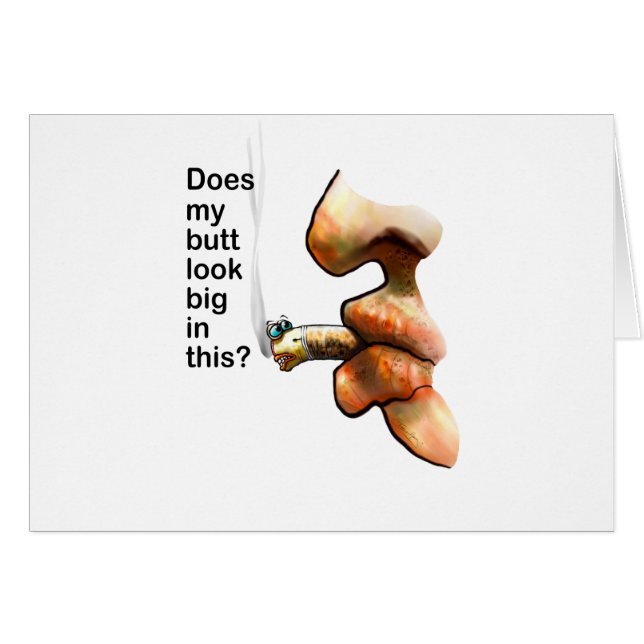 ziet mijn kont er groot uit? (Voorkant Horizontaal)