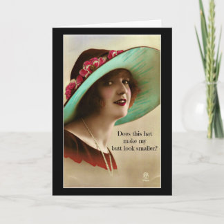 Ziet mijn kont er kleiner uit, bedankkaart