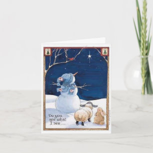 Ziet u Wat ik - Kerstkaart zie Feestdagen Kaart