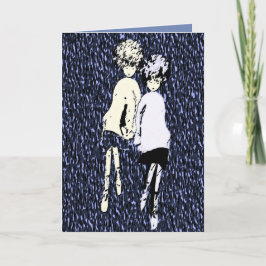 "Zift en me" met het Wenskaart van de Liefde Kaart