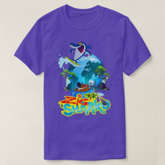 Zig Adventures en Sharko GamesFunny T-shirt (Design voorkant)