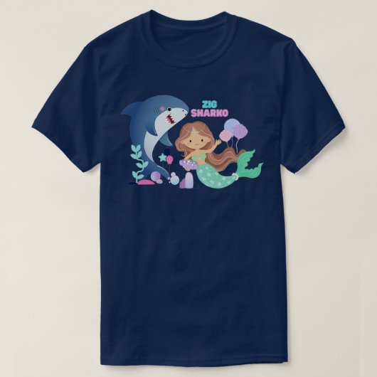 Zig en Sharko Games Cute T-shirt (Design voorkant)
