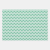 Zig-gelabeld mint Stripe-omslagpapier Inpakpapier Vel (Voorkant)