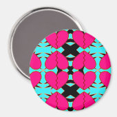 Zig-n-Zag Broken Hearts Magneet (Voorkant / Achterkant)