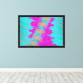 Zig Zag 6 Wrapped Canvas Afdruk (Insitu (Houten vloer))