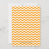 Zig Zag Anniversaire Fête Invitation (Dos)