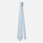 Zig Zag Authority: Light Blue Power Tie A Stropdas (Voorkant)