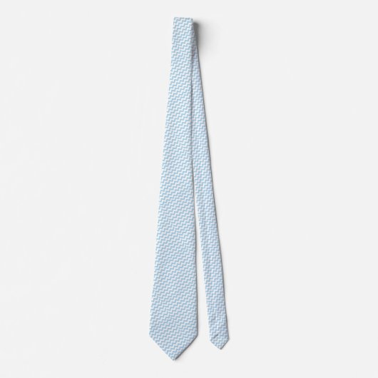 Zig Zag Authority: Light Blue Power Tie Stropdas (Voorkant)