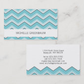 Zig Zag Calling Card Contactkaartje (Voorkant / Achterkant)