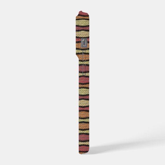 Zig Zag Cloth Look Case (Côté gauche)