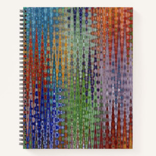 Zig Zag coloré #8897 - Carnet Spiral