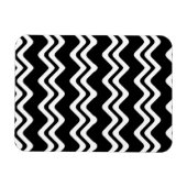 Zig Zag dubbel gekleurd lijnpatroon Magneet (Horizontaal)