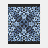 Zig-Zag Fleece Deken (Voorkant)