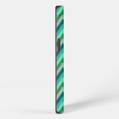 Zig Zag Gestreepte Achtergrond iPhone Hoesje (Rechterkant)