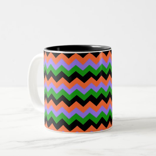 Zig Zag Halloween Mug (Devant gauche)