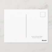 Zig Zag kerstboom Briefkaart (Achterkant)