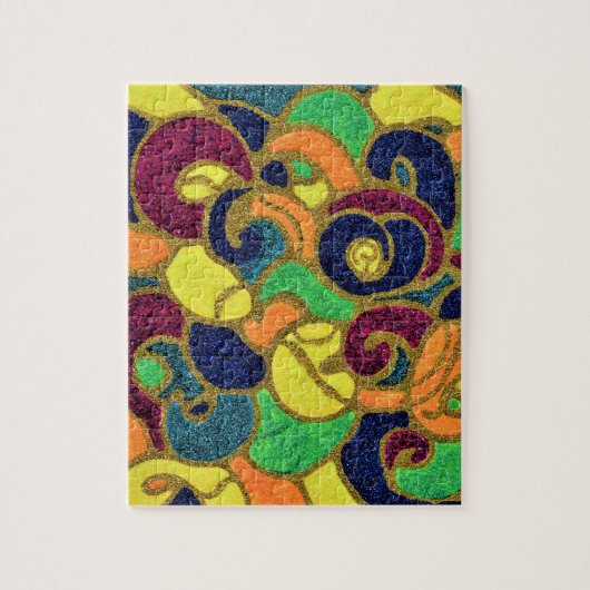 "ZIG ZAG" LEGPUZZEL (Verticaal)