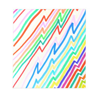 Zig Zag Line Colors   Notitieblok