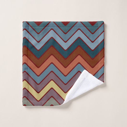 Zig Zag Motif du sud-ouest (Gant de toilette)