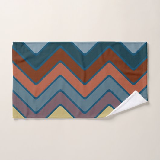 Zig Zag Motif du sud-ouest (Serviette à main)