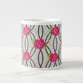 Zig Zag Pattern Extra Grote Beker (Voorkant)