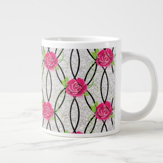 Zig Zag Pattern Extra Grote Beker (Rechts)