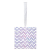Zig Zag Pattern Kubus Ornament (Rechts)