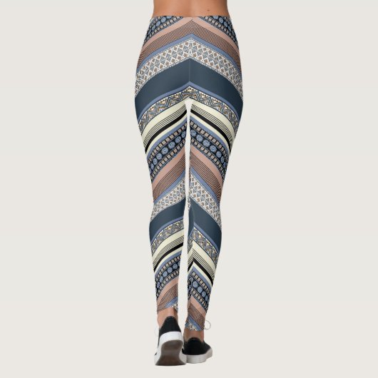Zig Zag Pattern Leggings (Achterkant)